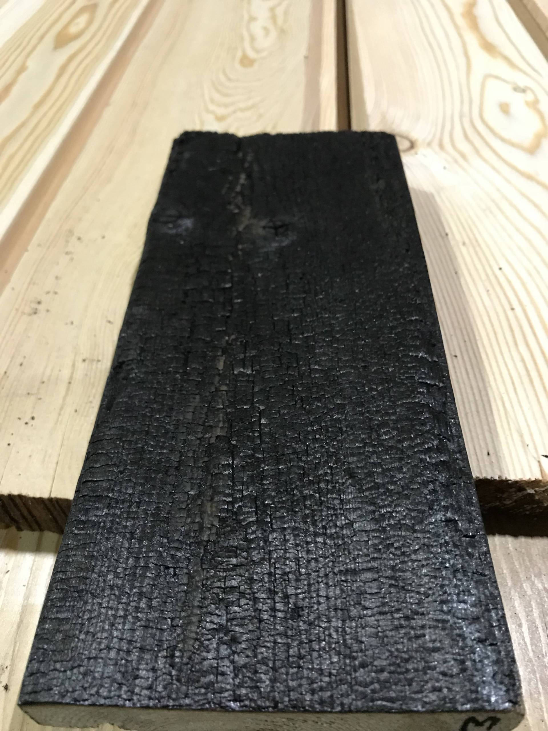 Siberian Larch Charred Shiplap Carbon Cladding Timberulove